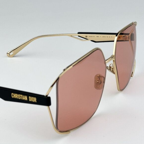 NEW Dior ARCHIDIOR S1U  B0E0 Gold Pink Women Oversized Square Sunglasses main image 2